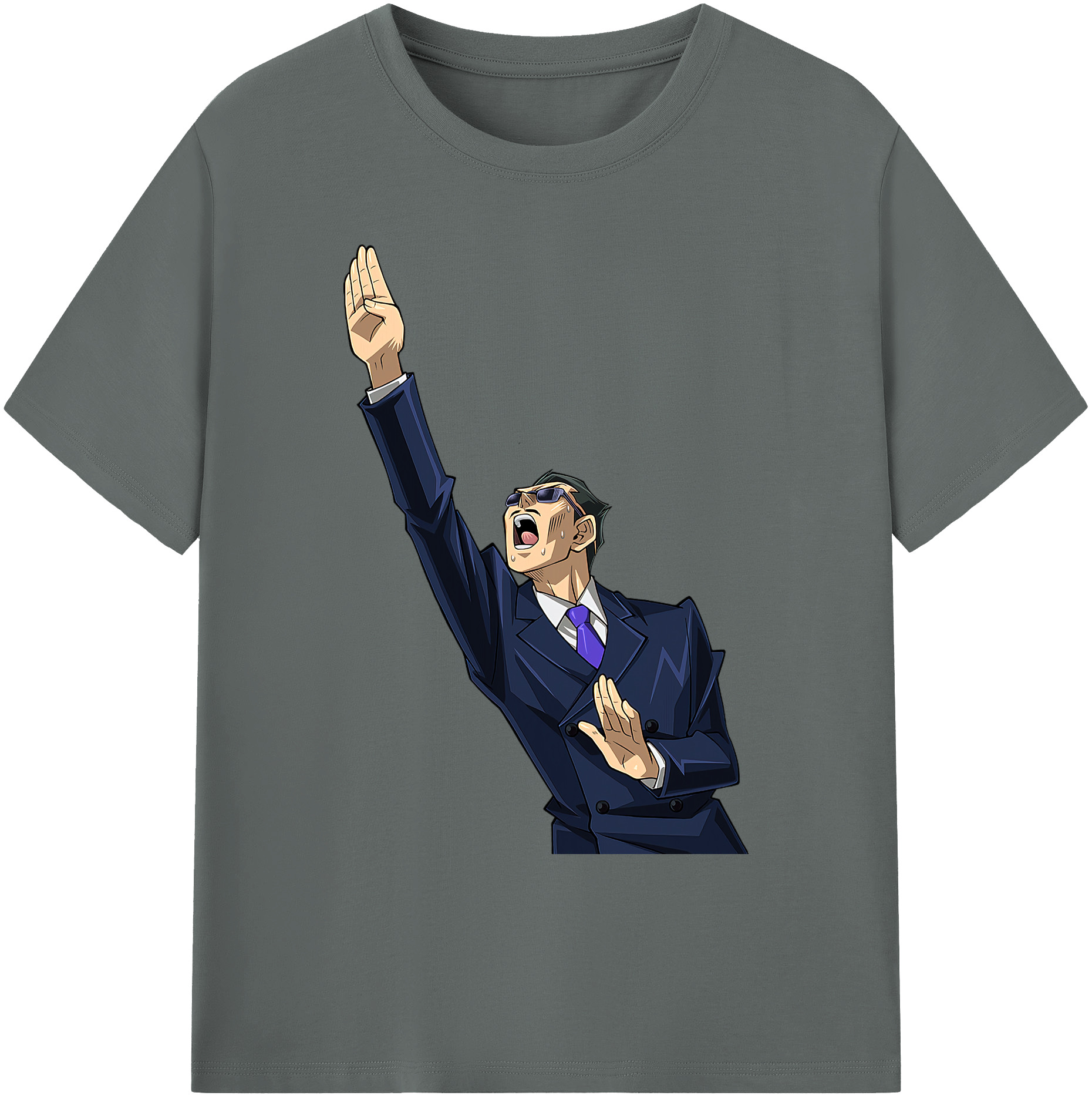 （画像用） 遊☆戯☆王 Yu-Gi-Oh! 綿100％ メンズ半袖Tシャツ｜肌触りやわらか＆通気性
